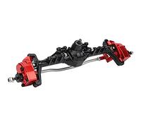 VGEBY Eje de Portal Delantero de Metal para Axial Capra 1.9 UTB RC Accesorio de Oruga de Control Remoto para automóvil(Negro y Rojo)