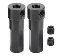 VGEBY Eje de Rueda Trasera RC de 2 Piezas, Piezas de Repuesto de Metal para Coche de Control Remoto WPL D12 con Exterior Brillante y Rendimiento Estable