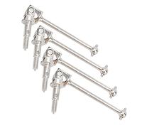 VGEBY Eje de Transmisión CVD de Acero, Precisión CNC Mejorada para Coches RC HSP 94123 94108 94102, par y Estabilidad Mejorados para Amantes de Las Carreras (Silver)