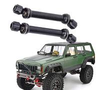 VGEBY Eje de Transmisión de 2 Piezas, Huesos de Perro CVD de Coche RC de Metal para Axial SCX10 CC01 D90 D110 1/10 Aventuras Todoterreno (Negro (88-113 mm))