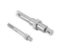 VGEBY Eje de Transmisión de Coche RC, Eje Recto de Caja de Cambios de Acero Inoxidable para Coche Modelo Axial SCX24 1/24 AXI90081 AXI00001 AXI00002 RC, con Material Resistente Al