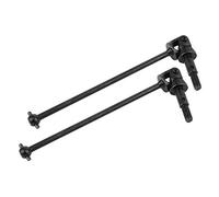 VGEBY Eje de Transmisión Universal 108015, Accesorios de Coche RC Mecanizados CNC de Metal con Ejes y Huesos de Perro Templados, Apto para Coche HSP 1/10 RC 94111 94108 (Black)