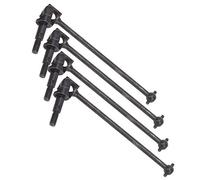 VGEBY Eje de Transmisión Universal de 4 Piezas, Accesorio RC de Eje Oscilante de Acero con Mecanizado CNC para Coche HSP 94111 94108 1 10 RC (Black)