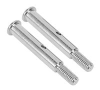 VGEBY Eje Delantero de Metal de 2 Piezas, Accesorio de Actualización de Automóvil RC de Alta Resistencia con Superficie Brillante para Slash 2WD (S Plata)