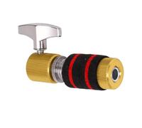 VGEBY Embrague de Charles, Herrajes de Tambor de Aleación para Varilla de 7 Mm, Embrague de Platillos de Instalación Rápida Ajustable con Almohadilla de Fieltro Roja y Negra, Pieza de Repuesto