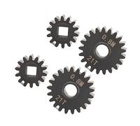 VGEBY Engranaje de Eje de Portal de Acero, 14T 21T Piezas Mejoradas de Orugas RC Resistentes Al Desgaste de Alta Resistencia, con Rendimiento Estable Fácil Instalación, para Capra