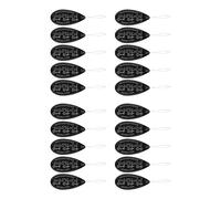 VGEBY Enhebradores de Agujas Confiables y Resistentes, Herramienta Portátil de 20 Piezas para Manualidades de Costura, Plástico Negro