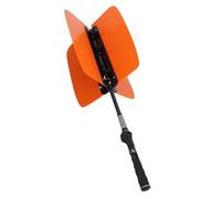 VGEBY Entrenador de Swing de Golf, Cabezal con Peso y Eje Flexible, Ayuda para el Entrenamiento de la Memoria Muscular y la Potencia del Swing para Practicar en Casa, en el Campo de (Orange)