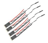 VGEBY ESC sin escobillas 4PCS 20A-S ESC sin escobillas Piezas de actualización de Cambio rápido aptas para FVT LittleBee （KS01813 * 4）(Negro) Juguetes Modelo Accesorios para Aviones Modelo