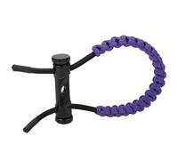 VGEBY Eslinga de Muñeca con Lazo, Correa de Muñeca Ajustable con Cuerda Trenzada para Ejercicios de Entrenamiento, Diseño de 3 Capas Centrales, Ajuste Rápido de Longitud, sin Apretar (Purple)