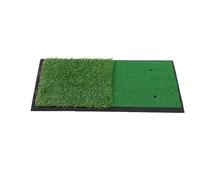 VGEBY Estera de Práctica de, Suela de Goma, Material de PVC, Estera de Entrenamiento para Golpear en Interiores y Exteriores con 2 Céspedes de Simulación para Práctica de Swing de