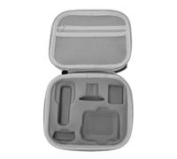 VGEBY Estuche para Cámara Estuche de Transporte para Cámara de Acción EVA 7.01 X 6.14 X 2.52 Pulgadas con Hebilla de Almacenamiento a Prueba de Impactos con Cremallera de 2 Vías e Interior (Grey)