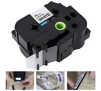 VGEBY Etiqueta Laminada 36 Mm Negro en Blanco para Hermano TZE-261/661 PT-9700/P980/P9500, Festivales de Scratch, Fácil de Usar, para Uso en el Hogar y en el Hogar