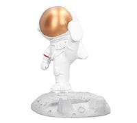 VGEBY Exquisito Soporte para Teléfono de Astronauta, Soporte Decorativo Compacto para Teléfono Móvil para Sala de Estudio, Oficina, Resina de (Patadas Doradas de Astronauta)