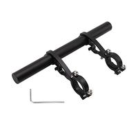 VGEBY Extensor de Manillar de Bicicleta, Soporte de Aleación de Aluminio de Fácil Instalación para Manillares de 22,2-31,8 Mm Agrega Espacio Adicional para Accesorios con Llave