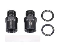 VGEBY Extensor de Pedal de Bicicleta, Eje de Alargamiento Procesado CNC de Aleación de Ti de 20 Mm y 0,79 Pulgadas con Arandelas para Bicicleta de Montaña y Carretera