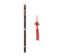 VGEBY Flauta de Bambú, Dizi Tradicional Chino con Junta de Cuproníquel para Principiantes, Desmontable y Hecha a Mano, Perfecta para Amantes de la Música (Tecla G)