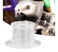 VGEBY Funda para Cuello de Pájaro, Collar Protector Acrílico para Loros, Ayuda para la Curación de Heridas, Tamaños Ajustables para Prevención de Desplume de Plumas (M diámetro Exterior 7,2 diámetro