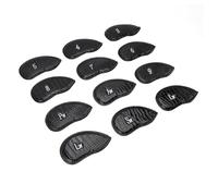 VGEBY Funda para Palos de Golf, Protectores de Hierro de Cuero PU con Cierre de Gancho y Bucle, Juego de 12 Piezas para Golfistas de Entrenamiento y Competición