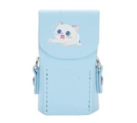 VGEBY Funda Protectora de Cuero para Cámara Pocket 3, Cierre de Apertura Magnético con Cuero de Microfibra Suave, Protección contra Arañazos y Golpes, Cómoda Correa de Transporte para (Blue)