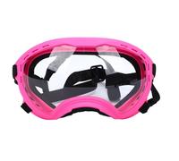 VGEBY Gafas de Sol para Perros, Lentes de PC Irrompibles con Correa Ajustable, Protección contra el Viento, Agua, Nieve, Desechos, Polvo para Perros Grandes, Actividades (Lente Transparente con