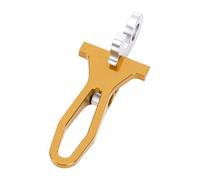 VGEBY Gancho para Abrazadera de Tija de Sillín, Aleación de Aluminio y Acero Inoxidable, Gancho para Abrazadera para Tija de Sillín para Bicicleta Plegable 3sixty, con Cómodo (GOLD)