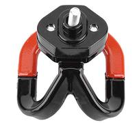 VGEBY Gancho para Motocicleta, Soporte para Casco de Aleación de Aluminio, Colgador de Equipaje, Diseño de Presión para Bloquear, 106g, Antioxidante, Apto para Scooter, Ciclomotor, Ciclistas, Bolsas
