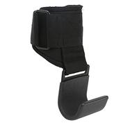 VGEBY Ganchos para Levantamiento de Pesas, Correas de Levantamiento Resistentes con Gancho de Acero Engrosado y Correas Antideslizantes para Entrenamiento en el Gimnasio, Dominadas y (BLACK)