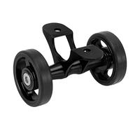 VGEBY Guardabarros de bicicleta Easywheel, ruedas de rodillos rueda doble para bicicleta plegable para accesorios de bicicleta de repuesto Dahon (negro)