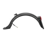 VGEBY Guardabarros Trasero para Scooter eléctrico, ABS y PC Resistente al Desgaste Guardabarros Trasero para Scooter con Gancho OEM/luz Trasera(con luz Trasera)