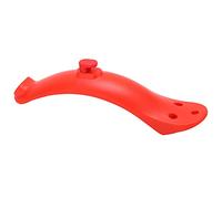 VGEBY Guardabarros trasero para scooter eléctrico, guardabarros trasero para patinete eléctrico, diseño de boca de pato con gancho, compatible con Mijia M365 Scooter eléctrico (rojo)