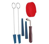 VGEBY Herramienta de Afinación de Piano con Tira de Temperamento, Juego Completo con Llave de Clavija, Silenciadores y Silenciadores, Silenciador de Goma Elástica que Evita la Vibración de las