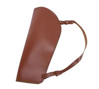 VGEBY Innovador Bolso con Soporte para Ramo de Flores en Forma de Cono, Almacenamiento Floral de Cuero PU para Fiesta (BROWN)