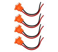VGEBY Interfaz de Carga de Batería de 4 Piezas, Cable de Carga de 3 Pines con Cubierta para Coche Eléctrico