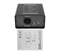 VGEBY Interruptor de Aislamiento de Tierra, Mini Reductor de Ruido de Metal, Control de Ganancia de 3 Velocidades para Micrófono Mezclador Guitarra Estudio Coche