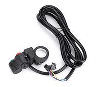 VGEBY Interruptor de Bicicleta 3 en 1, Material de PVC, Bocina Compacta y Control de Luz con Intermitentes para Bicicletas Eléctricas y de Montaña