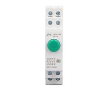 VGEBY Interruptor de Botón Pulsador en Carril DIN, Material de PC, 230 V CA con Contactos 2NO 2NC para Control de Línea Eléctrica (GREEN)