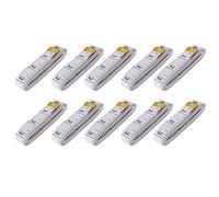 VGEBY Juego de 10 Cintas Métricas de Sastre Flexibles, Regla de PVC Suave para Medidas Corporales Precisas, Ideal para Coser y Confeccionar, 2,0 X 300 Cm/0,8 X 118,1 Pulgadas (2,0 cm * 300 blanco)
