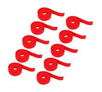 VGEBY Juego de 10 tiras de afinación de piano para afinación de piano, 10 piezas de 110 cm, para mantenimiento de reparación, adecuadas para afinadores y profesionales (rojo)