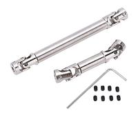 VGEBY Juego de 2 Ejes de Transmisión Central RC de Acero CNC para AXIAL SCX24 JT Gladiator 1/24 Crawler Car