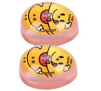VGEBY Juego de 2 Temporizadores de Huevos Que Cambian de Color para Huevos Duros y Blandos Precisos, Suministros de Cocina de Resina Compactos, 4,5 X 5, Cm