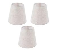 VGEBY Juego de 3 Pantallas de Lámpara de Araña de Tela de Lino de para Hoteles y KTV 5,51x5,12x3,54 Pulgadas