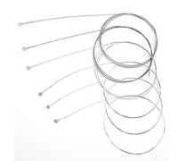 VGEBY Juego de 6 cuerdas de guitarra con sonido brillante y tensión moderada para los amantes de los instrumentos de cuerda. Acero inoxidable + Bobinado de aleación de cobre para artistas