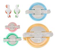VGEBY Juego de 6 pompones de alta calidad, fácil de usar para tejer, manualidades, material de plástico, adecuado para todas las edades