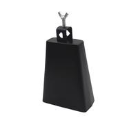 VGEBY Juego de Cencerro de 6 Pulgadas, Instrumento de Percusión de Metal con Abrazadera de Montaje Ajustable y Palo de Madera para Jugadores de Batería