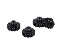 VGEBY Juego de Engranajes de Piñón RC Acero 32DP Engranaje de Motor 4PCS 21T 22T 23T 24T Eje de 3,175 Mm Acero Endurecido con Tornillos y Llave para 1 10 RC Car Racing Upgrade
