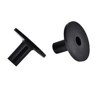 VGEBY Juego de Fundas de Tambor y Almohadillas Arandelas de Fieltro de con Tuercas de Mariposa Plateadas, Mejora el Rendimiento del Sonido del Tambor, para Entusiastas de la Batería, Negro + Plata