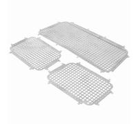 VGEBY Juego de Malla para Ventana de Acero Inoxidable, Accesorios Realistas para Coche RC con Tornillos de Fijación, para Modificación de Coche con Control Remoto SCX10 III 1 10