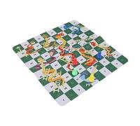 VGEBY Juego de Mesa de Serpientes y Escaleras de Viaje, Divertido Juego de Goma para Familias y Amigos, 35 Cm, para Oficina, Autobús, Escuela