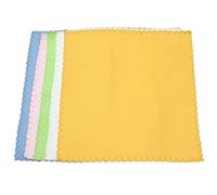 VGEBY Juego de Paños de Limpieza y Pulido de 5 Piezas para Guitarra, Violín, Piano, Paño de Microfibra Suave para Instrumentos, Blanco, Rosa, Azul, Naranja, Verde, 9,25 X 9,25 Pulgadas